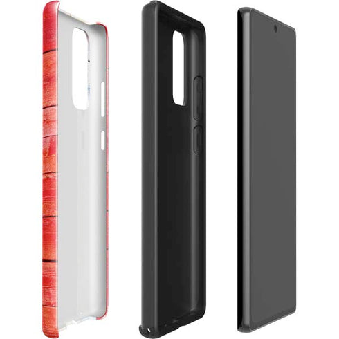 Canada Flag Light Wood Galaxy Note20 5G Pro Case